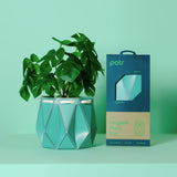15cm Self-watering POTR Pot | Aqua